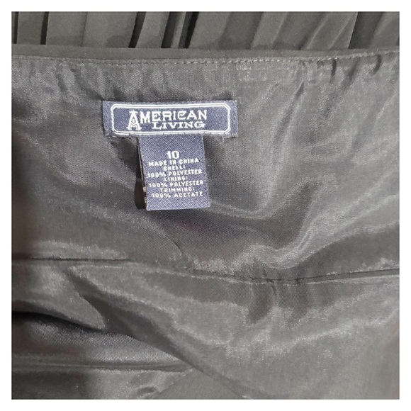 Y2K American Living Black Midi Dress Cottagecore‎ Grunge Retro Aesthetic - Picture 5 of 8